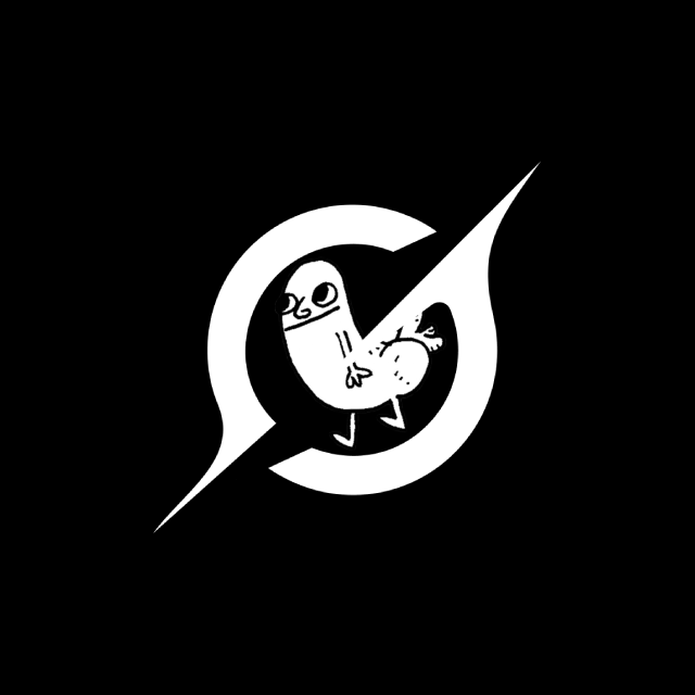 Grok logo with Dickbutt
